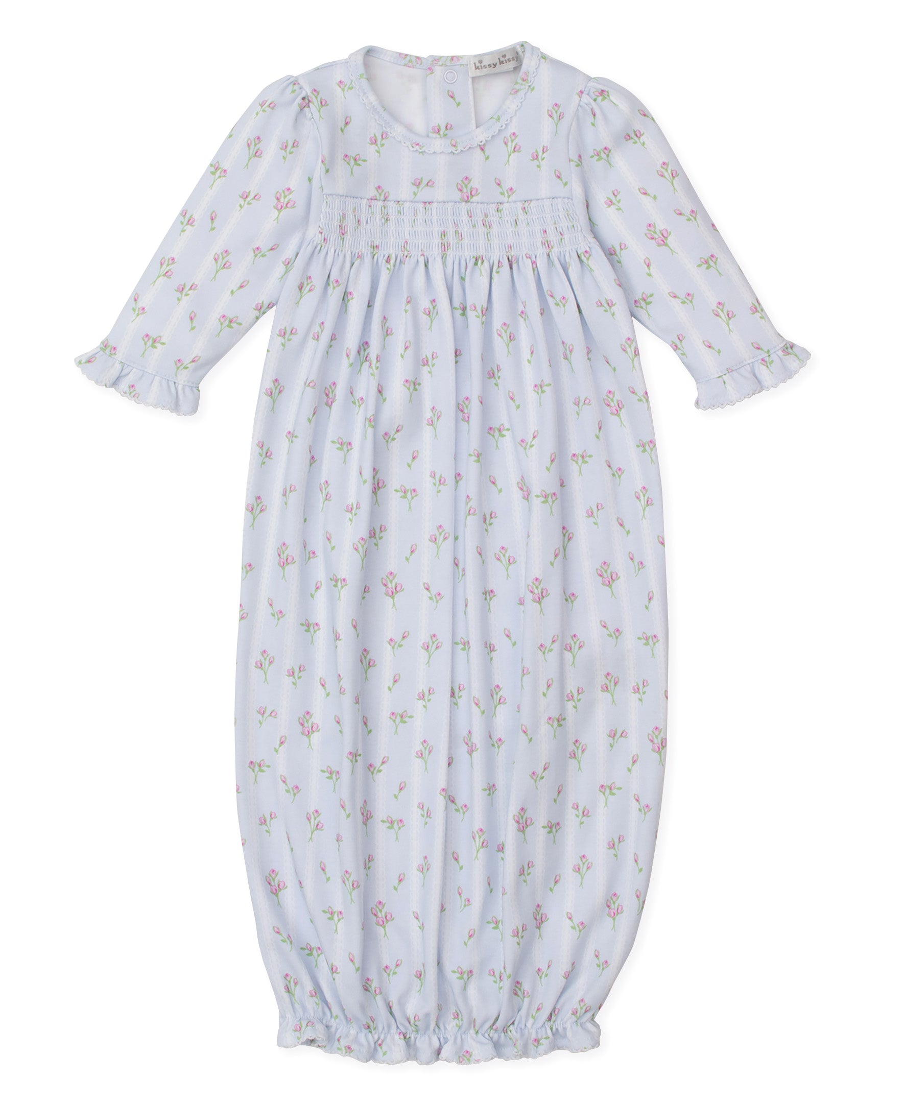Ribbon Stripe Bouquets Smocked Sleep Sack