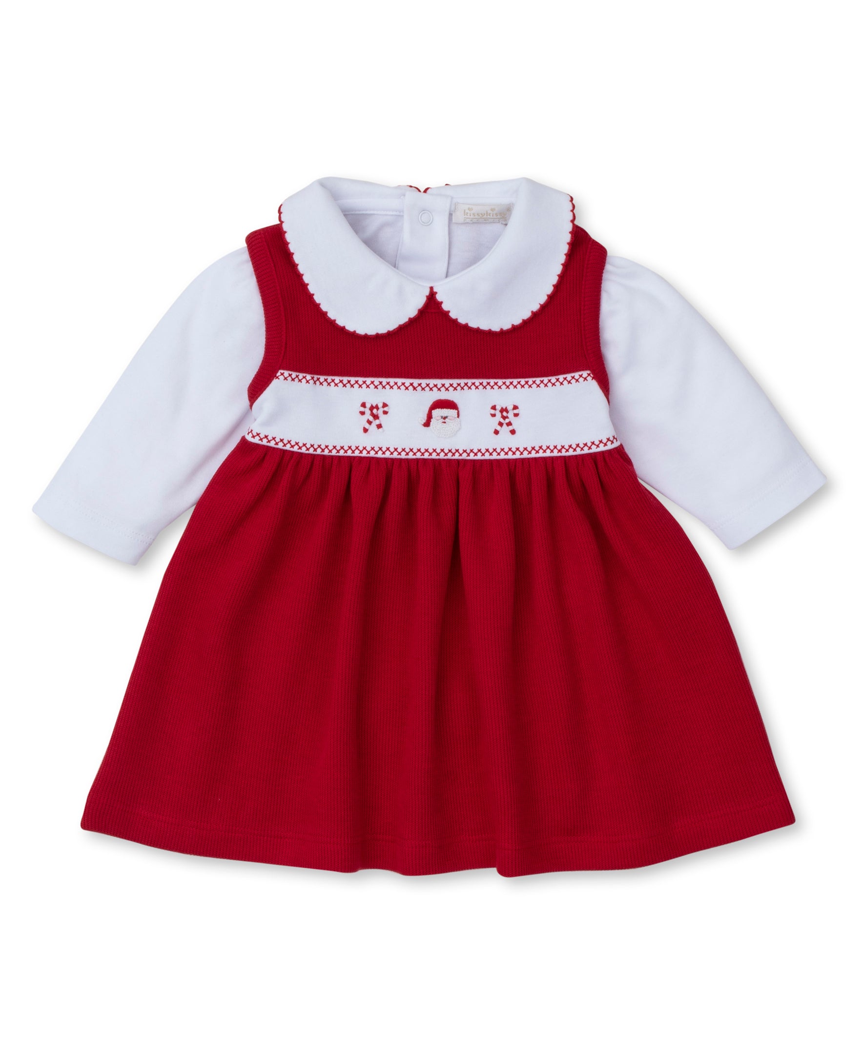CLB Holiday Medley 2-Piece Hand Smocked Jumper Set