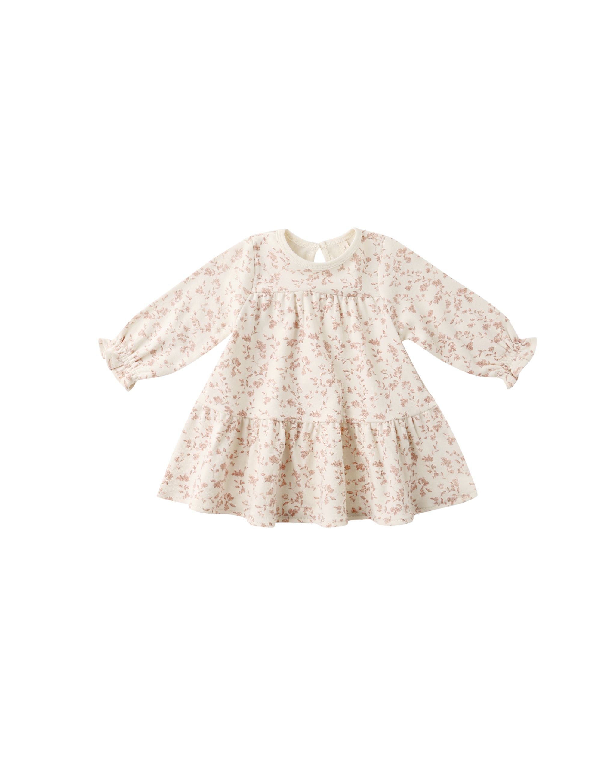 Tiered Jersey Dress: French Garden