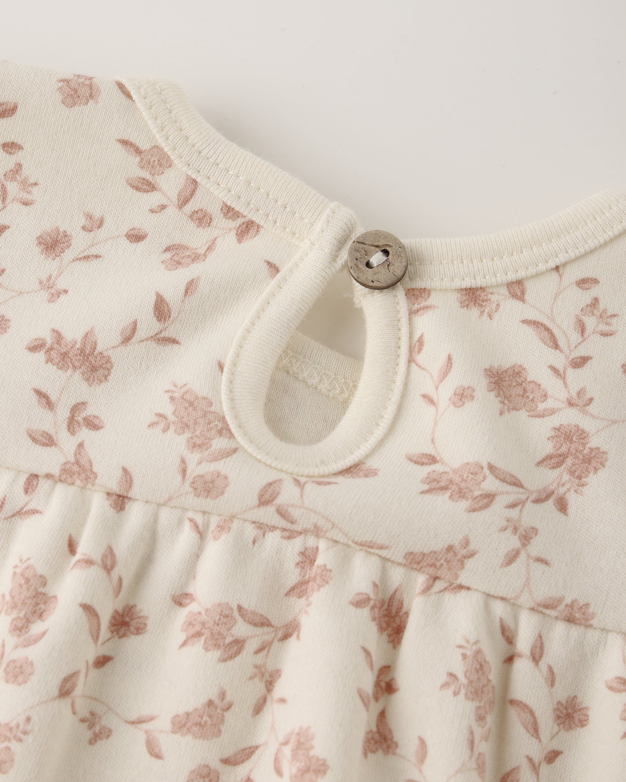 Tiered Jersey Dress: French Garden