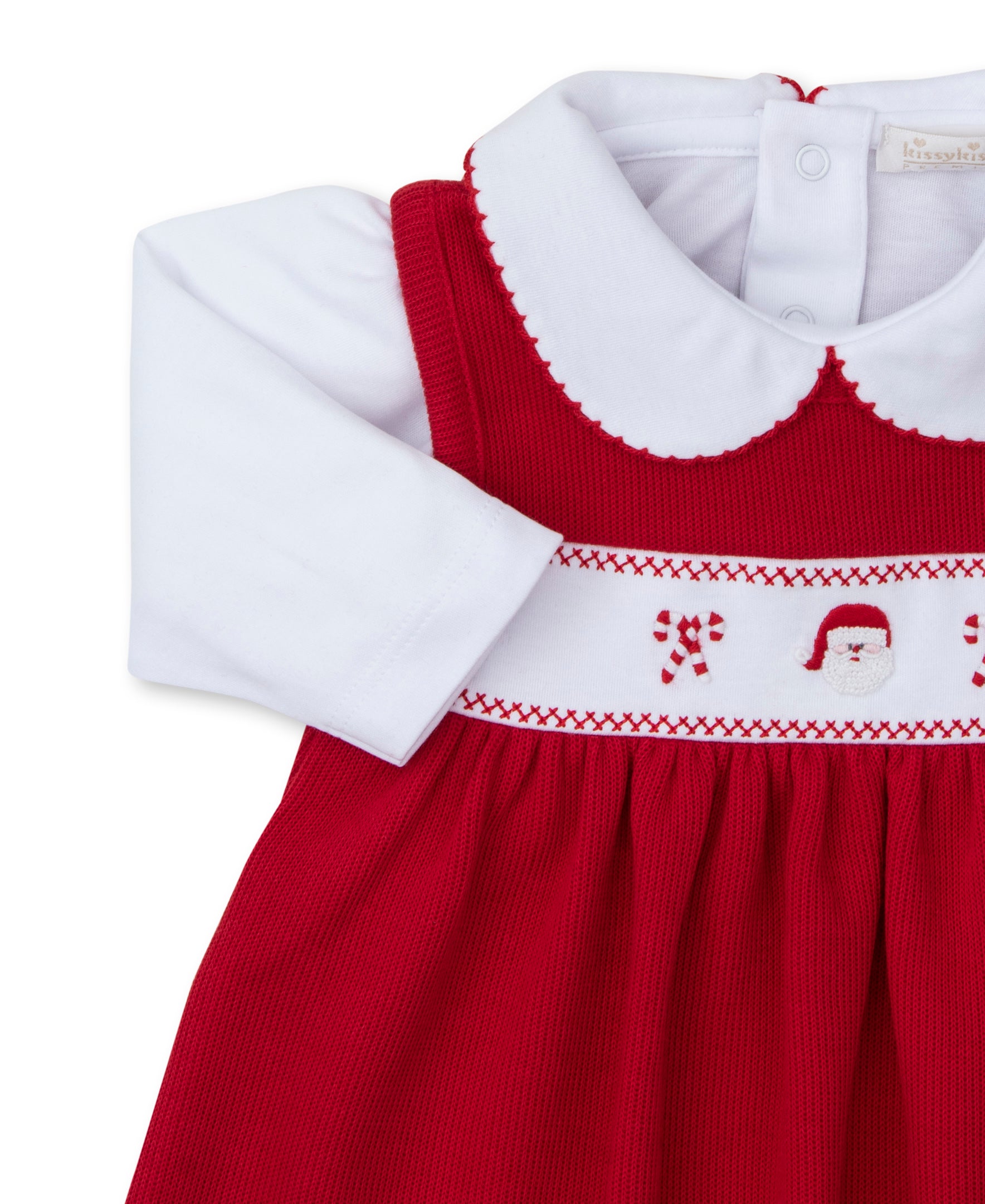 CLB Holiday Medley 2-Piece Hand Smocked Jumper Set