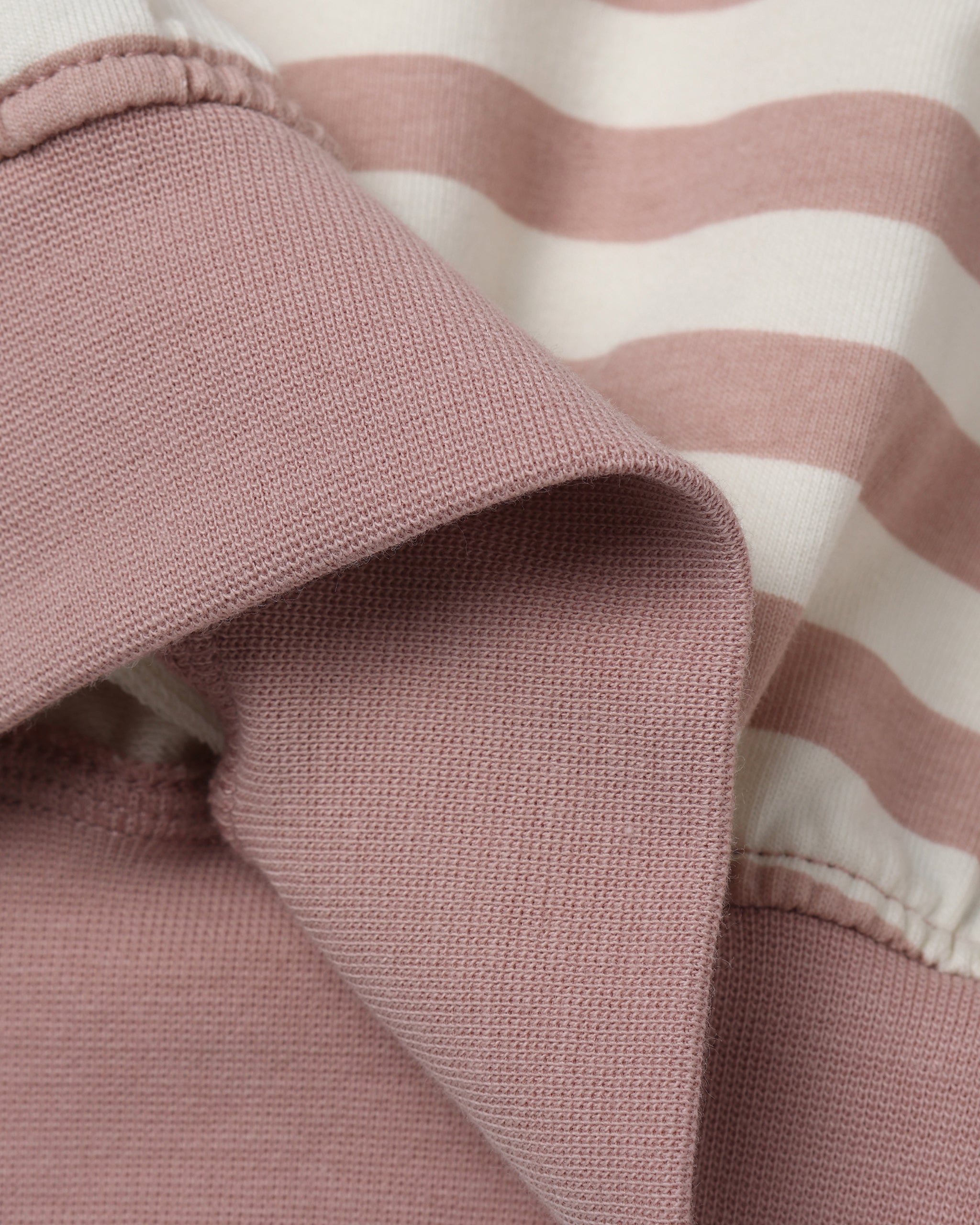 Relaxed Sweatpant: Pink Stripe