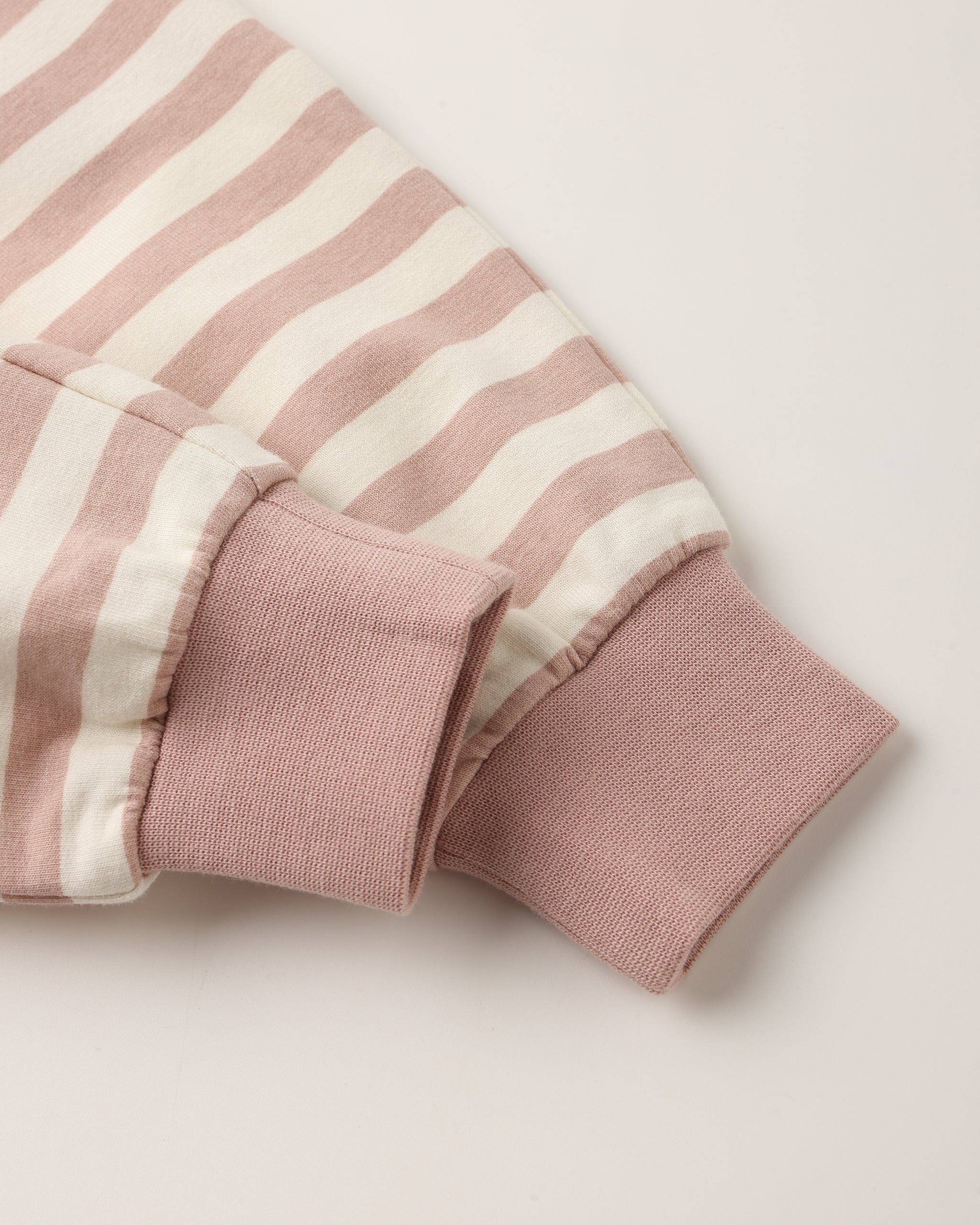 Relaxed Sweatpant: Pink Stripe