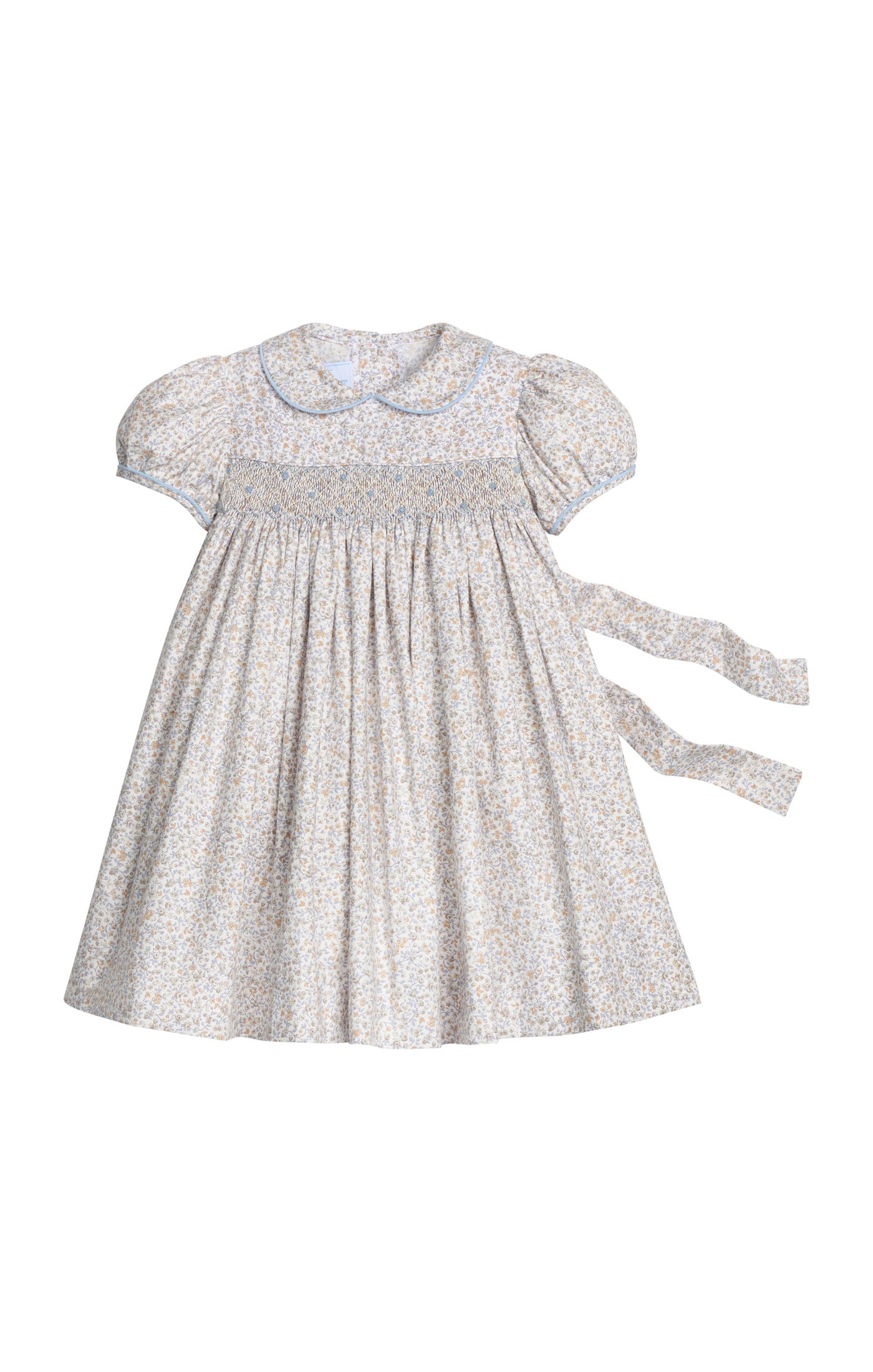 Smocked Peter Pan Dress: Winthrop Floral