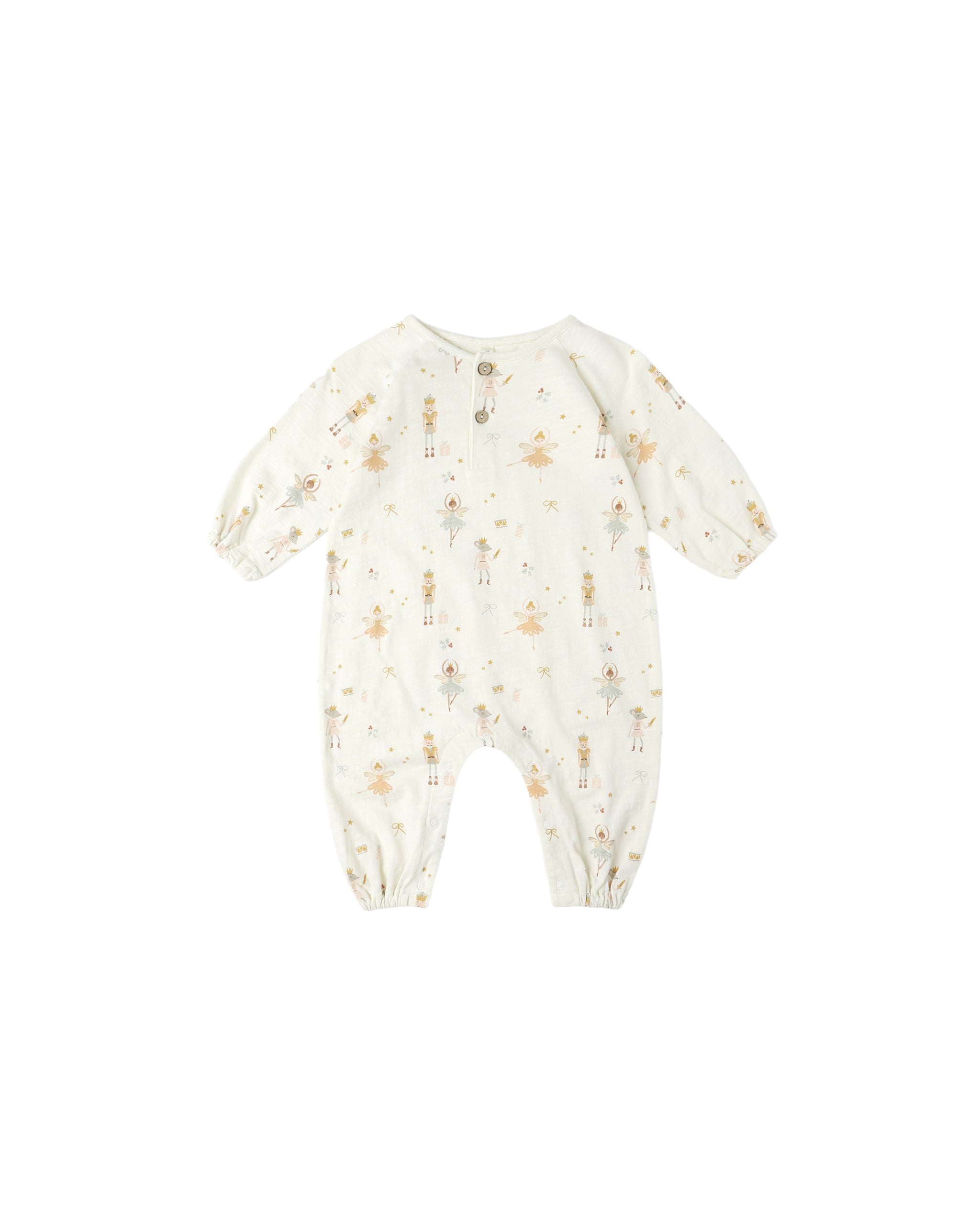 Henley Jumpsuit: Nutcracker