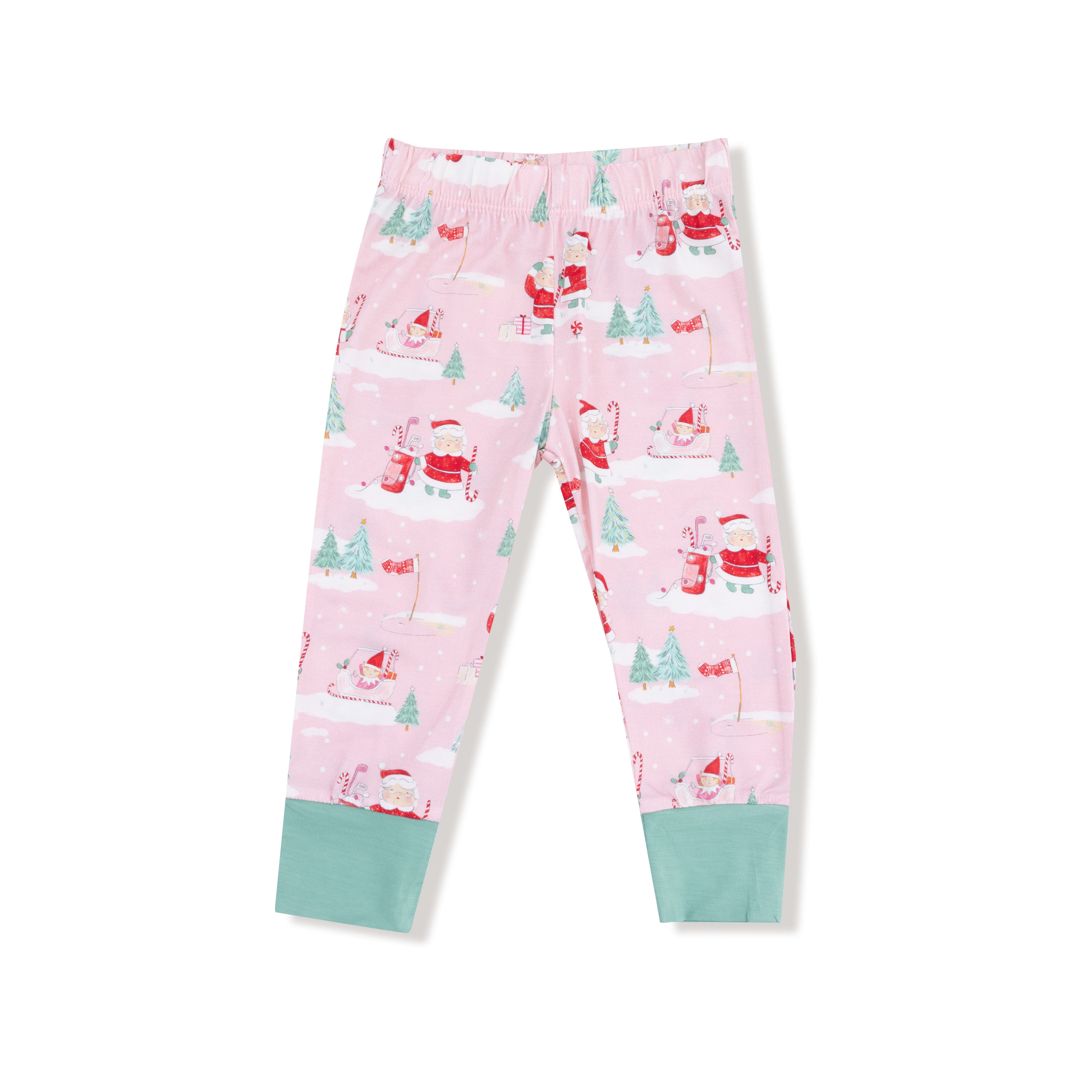 Golfing Mrs. Claus And Elves L/s Loungewear Set