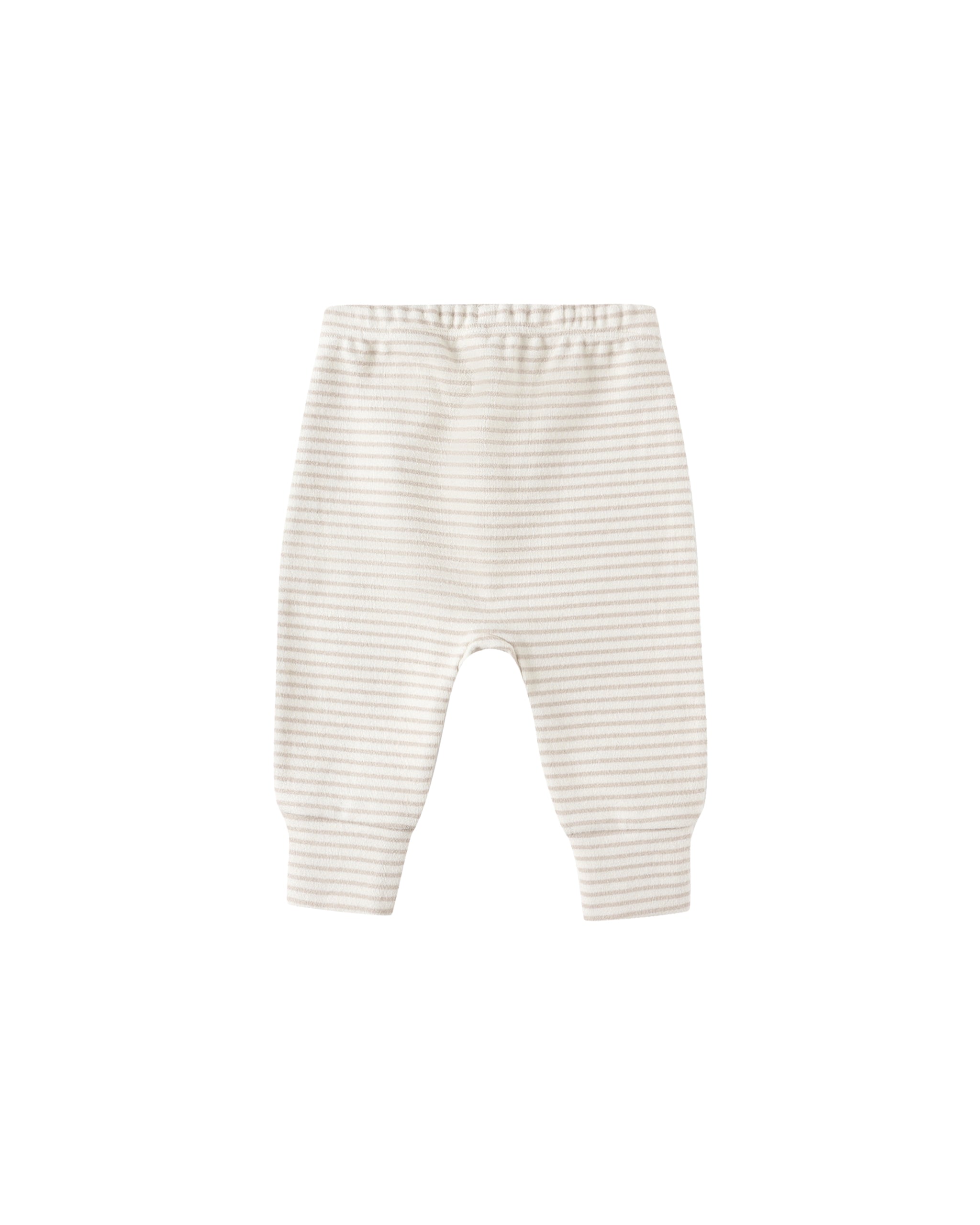 Drawstring Pant: Oat Micro Stripe