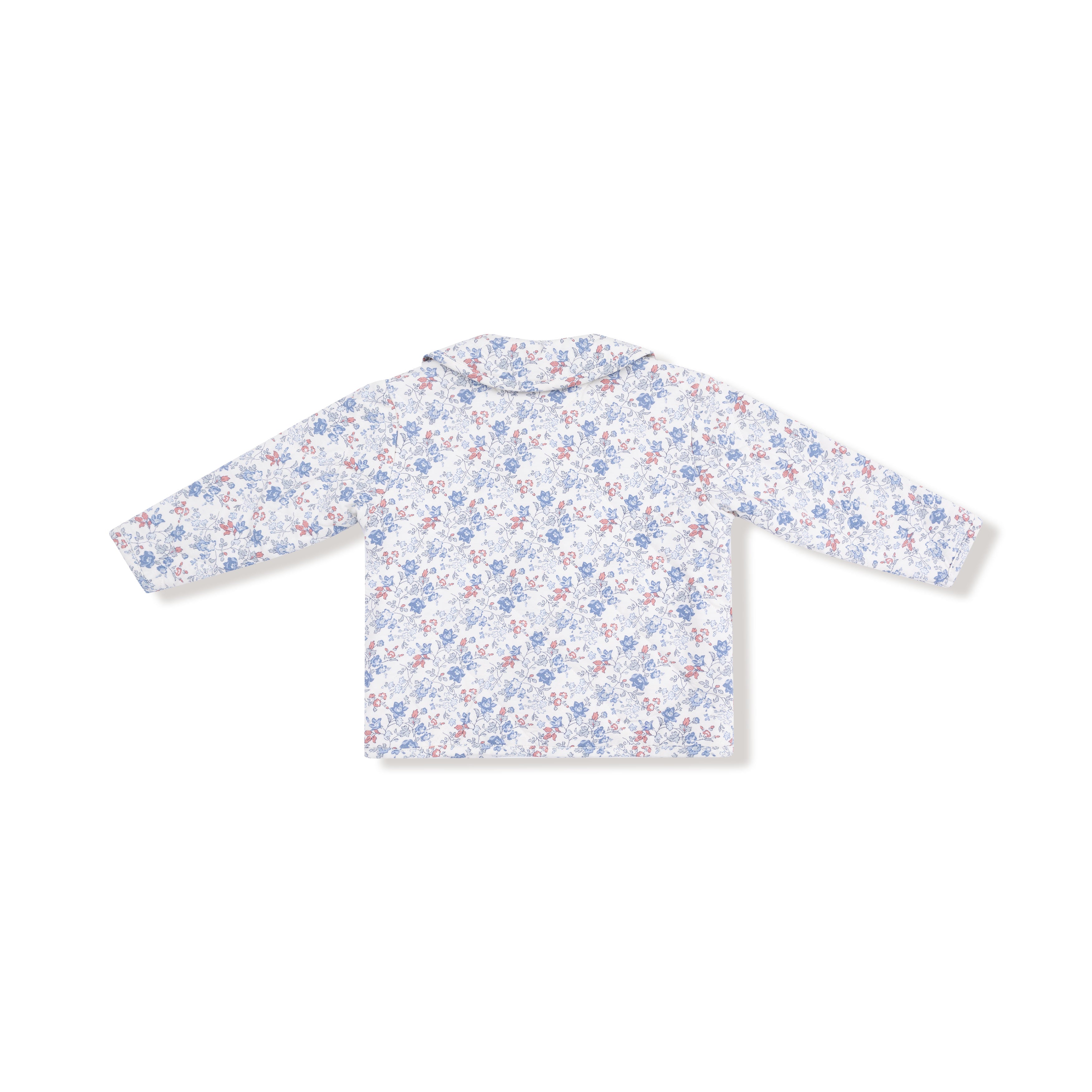 Country Girl Floral Quilted Jacket w/Peter Pan Collar