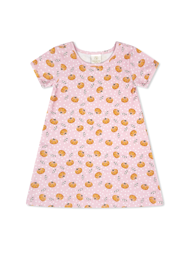 Faith Dress: Pink Pumpkin Patch Delight