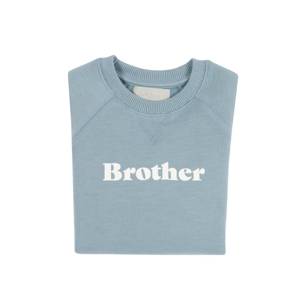 "Brother" Sweatshirt: Sky Blue