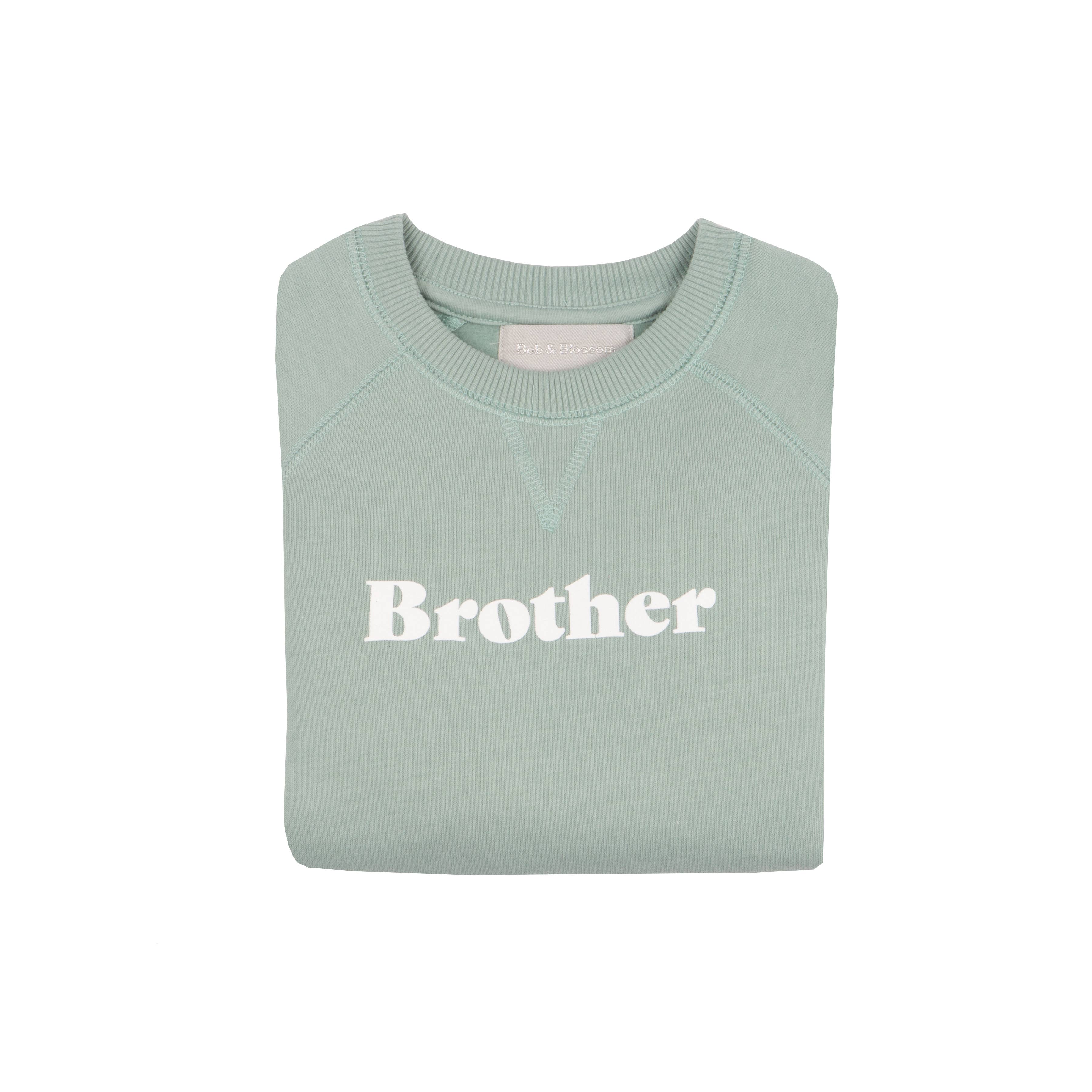 "Brother" Sweatshirt: Sage