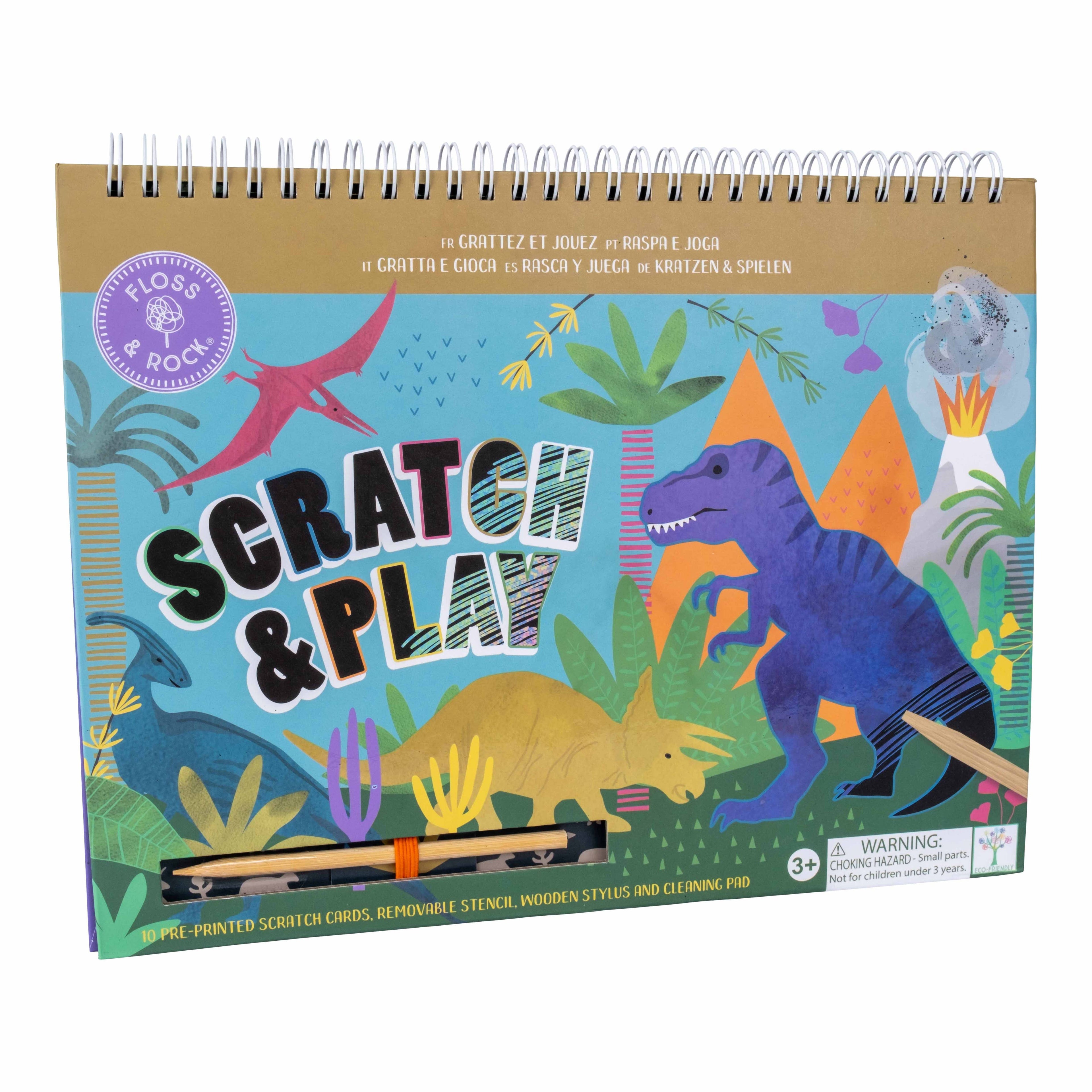 Dino Scratch & Play Book