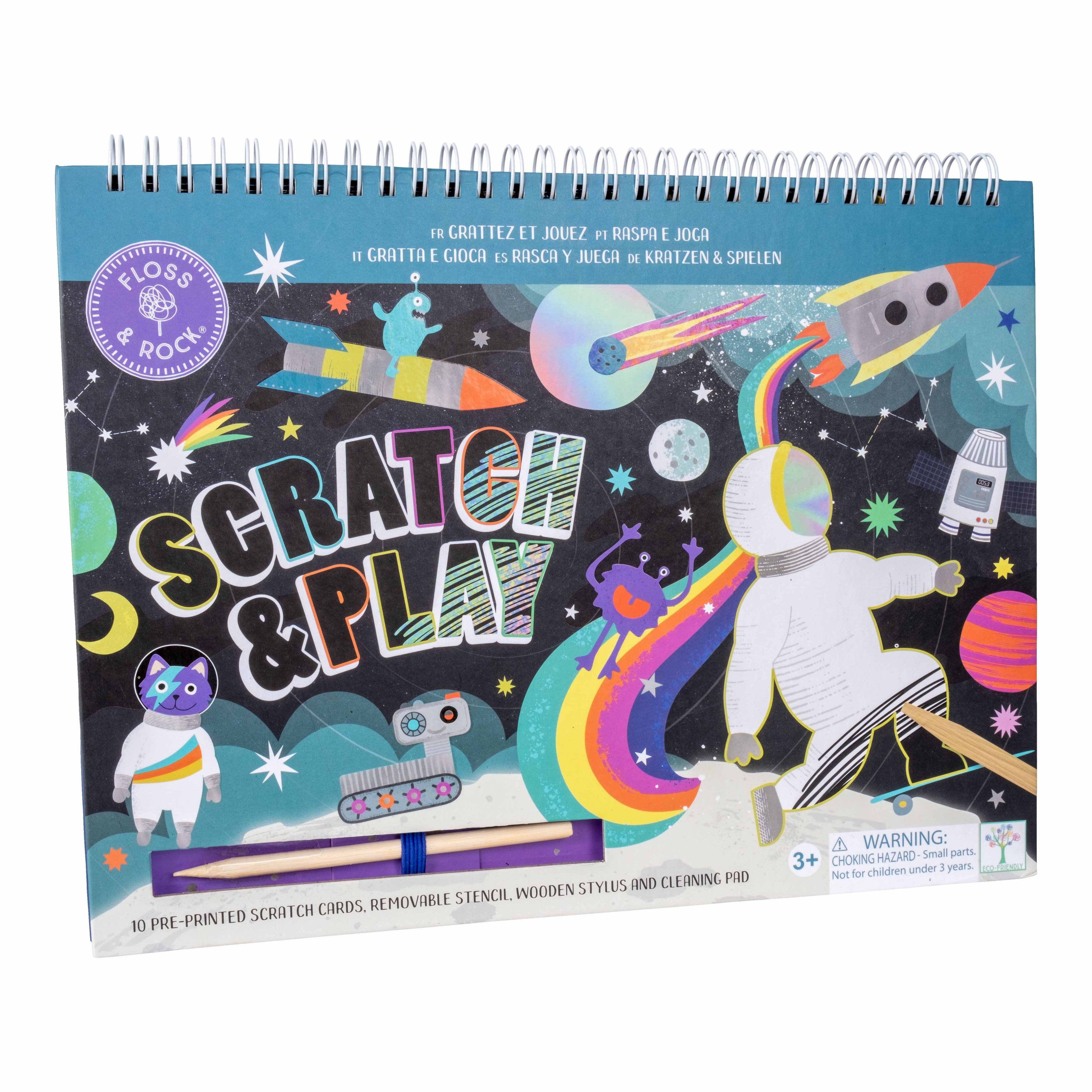 Space Scratch & Play Book
