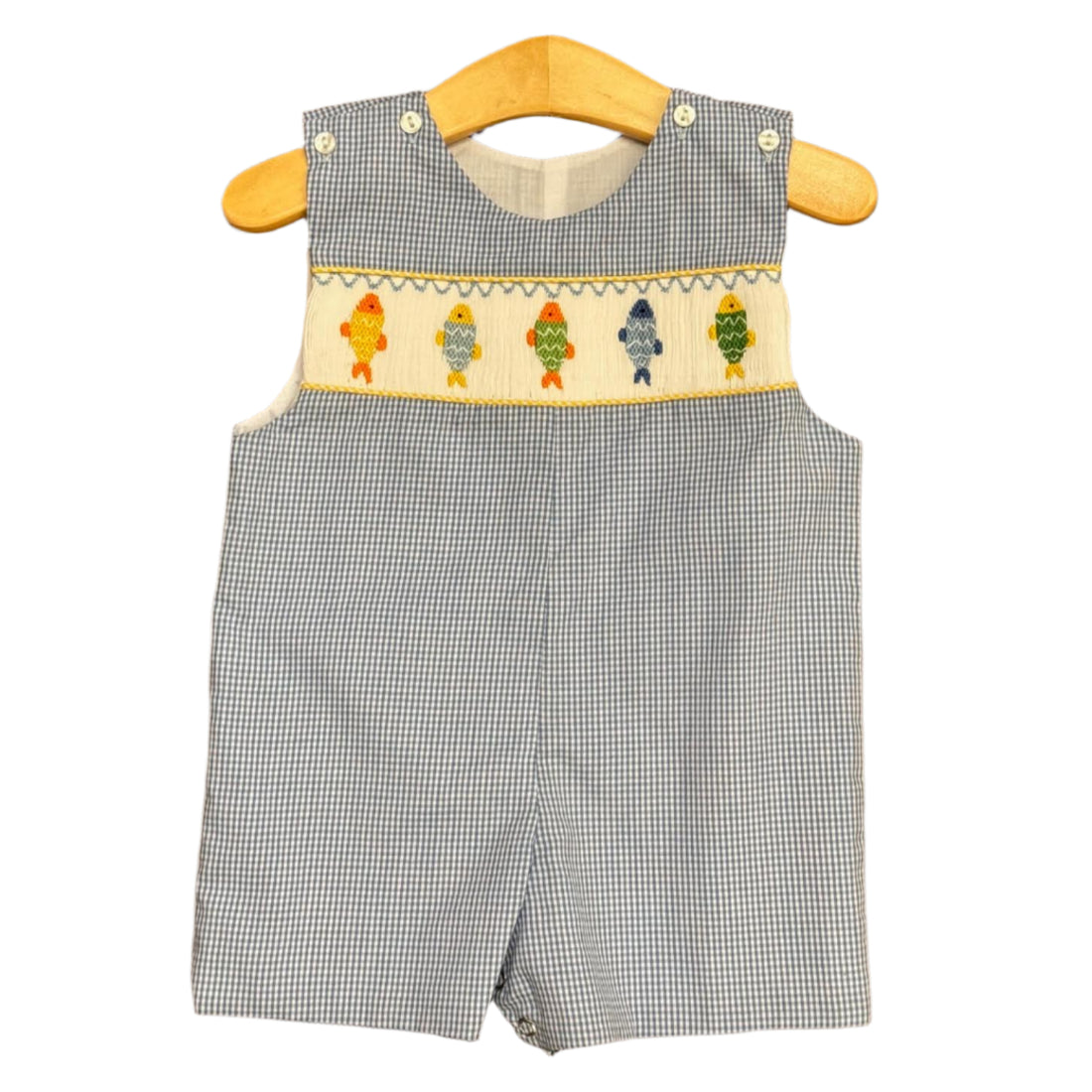 Fish Smocked Shortall