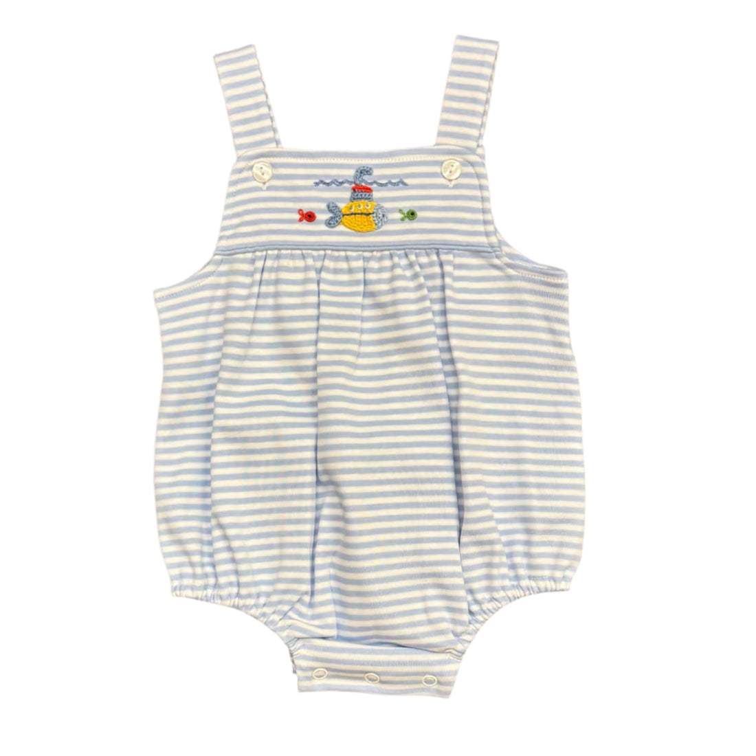 Submarine Light Blue Stripe Knit Sun Bubble