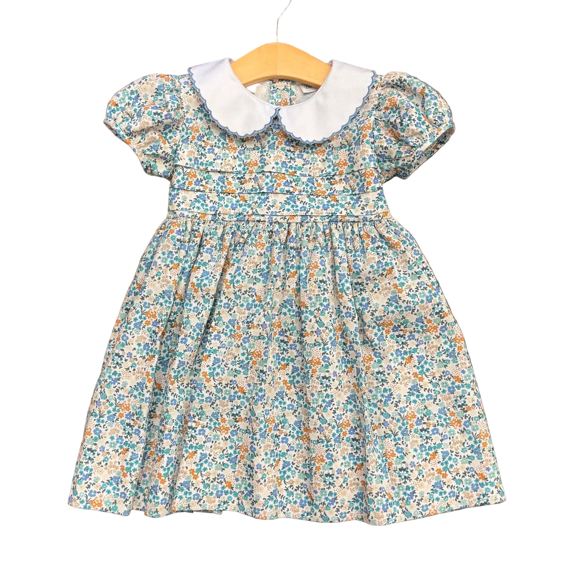 Blue Floral Cali Dress