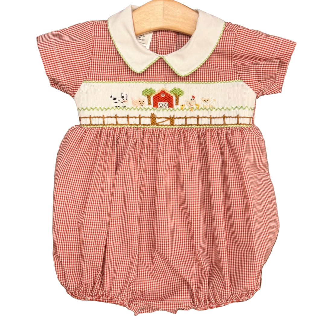 Farm Smocked Boy Bubble