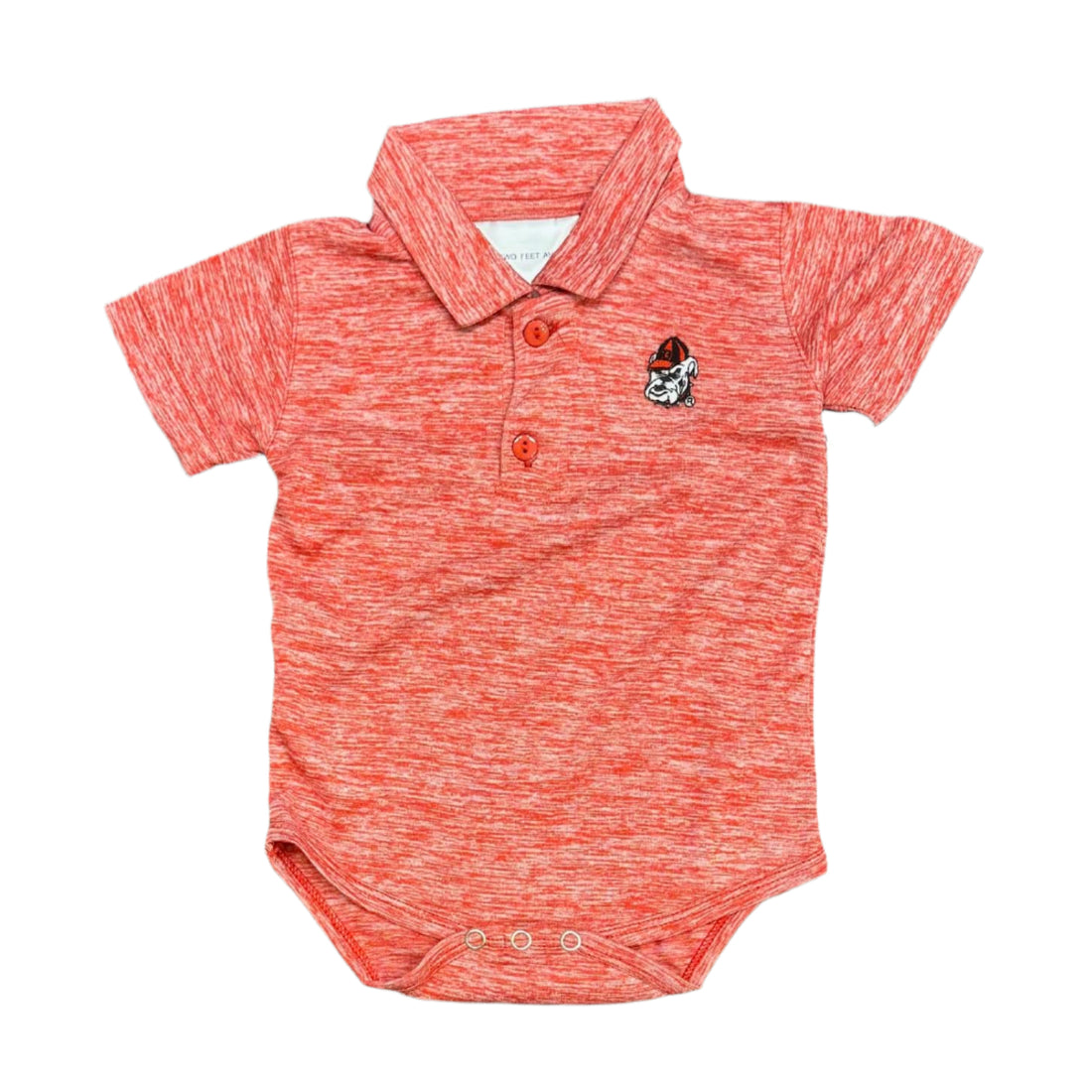 Georgia Bulldog Spacedye Creeper: Red