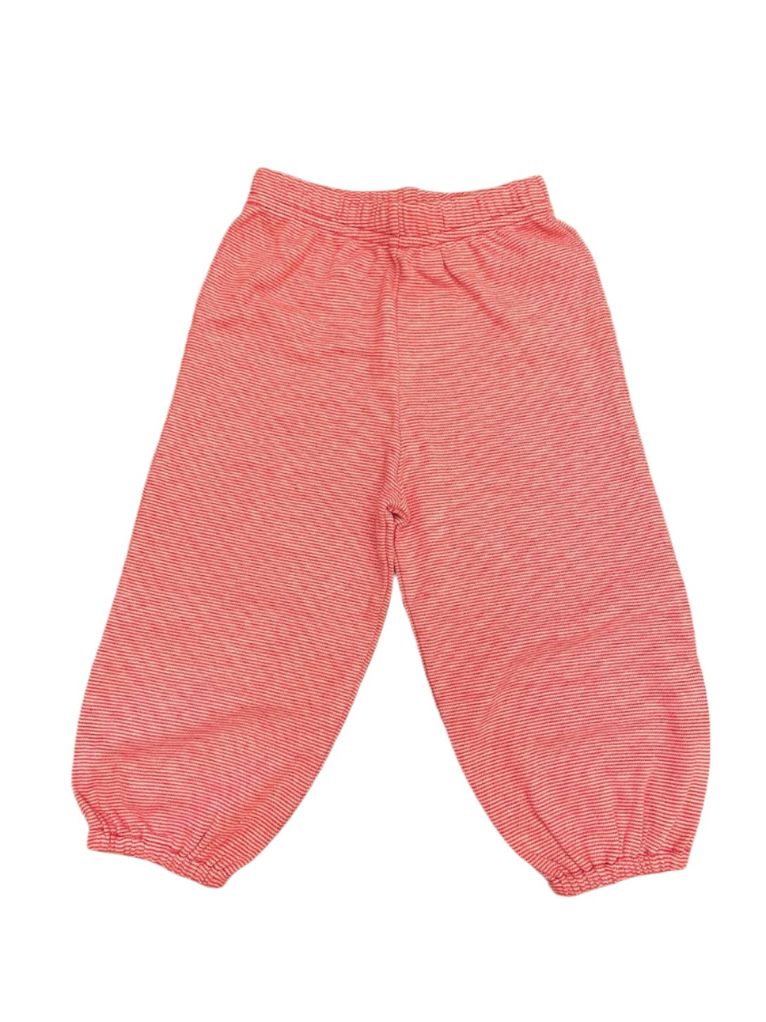 Luigi Boys Bloomer Pants: Deep Red/White Mini Stripe