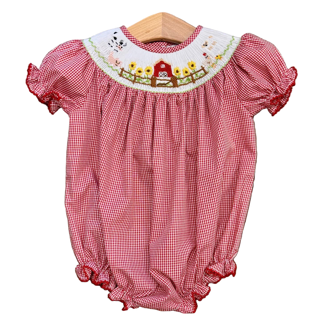 Farm Smocked Bishop Bubble