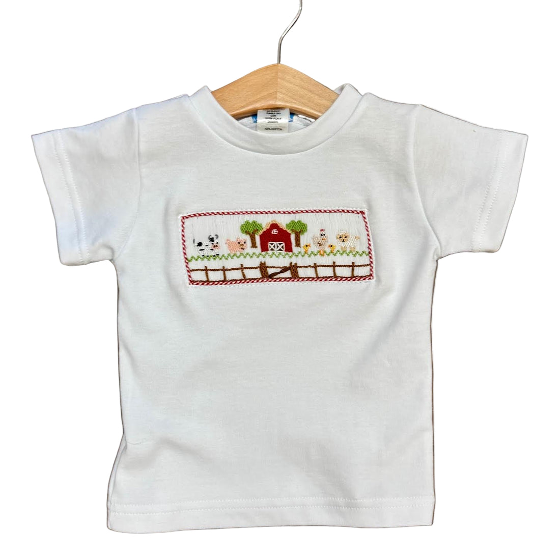 Farm Smocked Boys T-Shirt