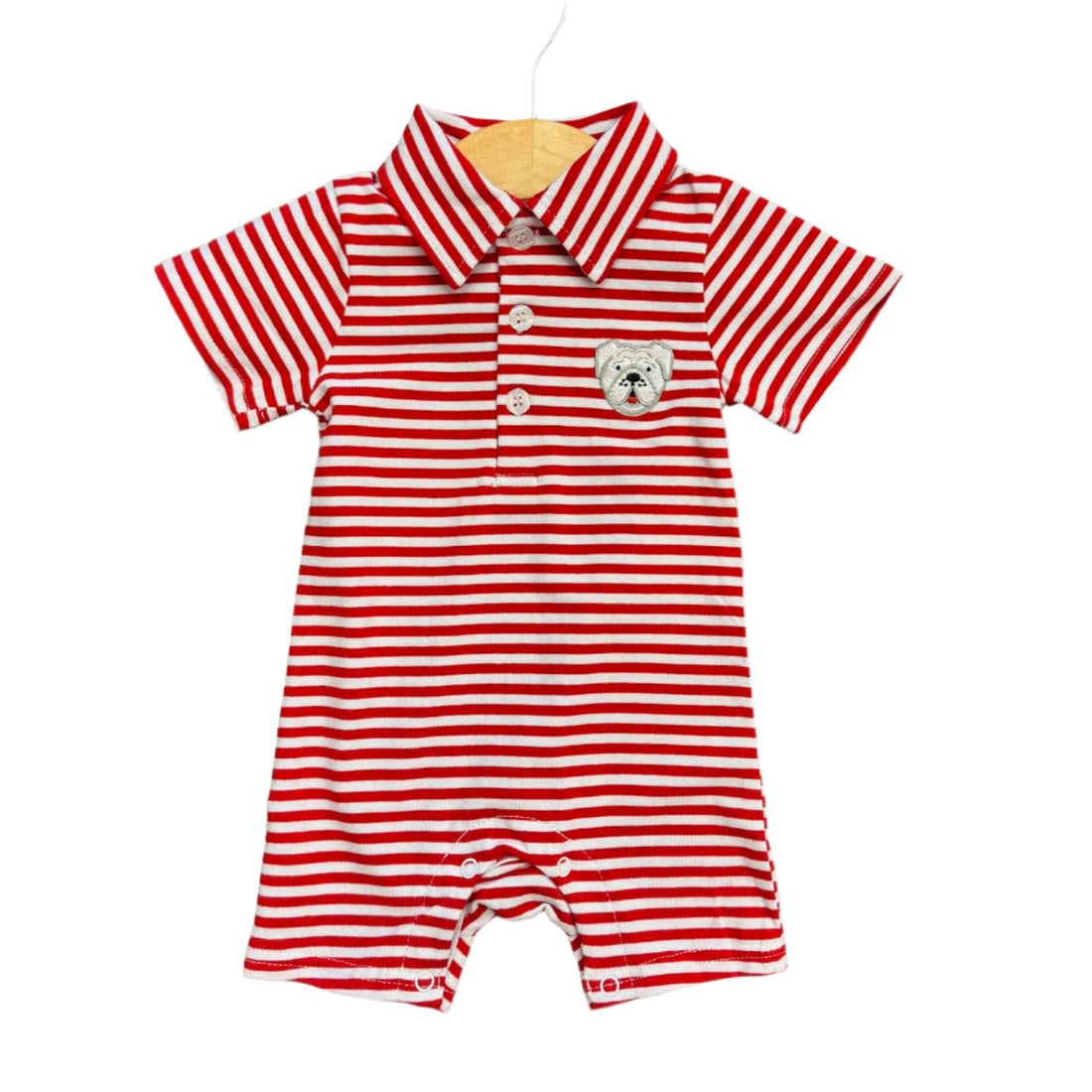 Bulldog Boy Romper