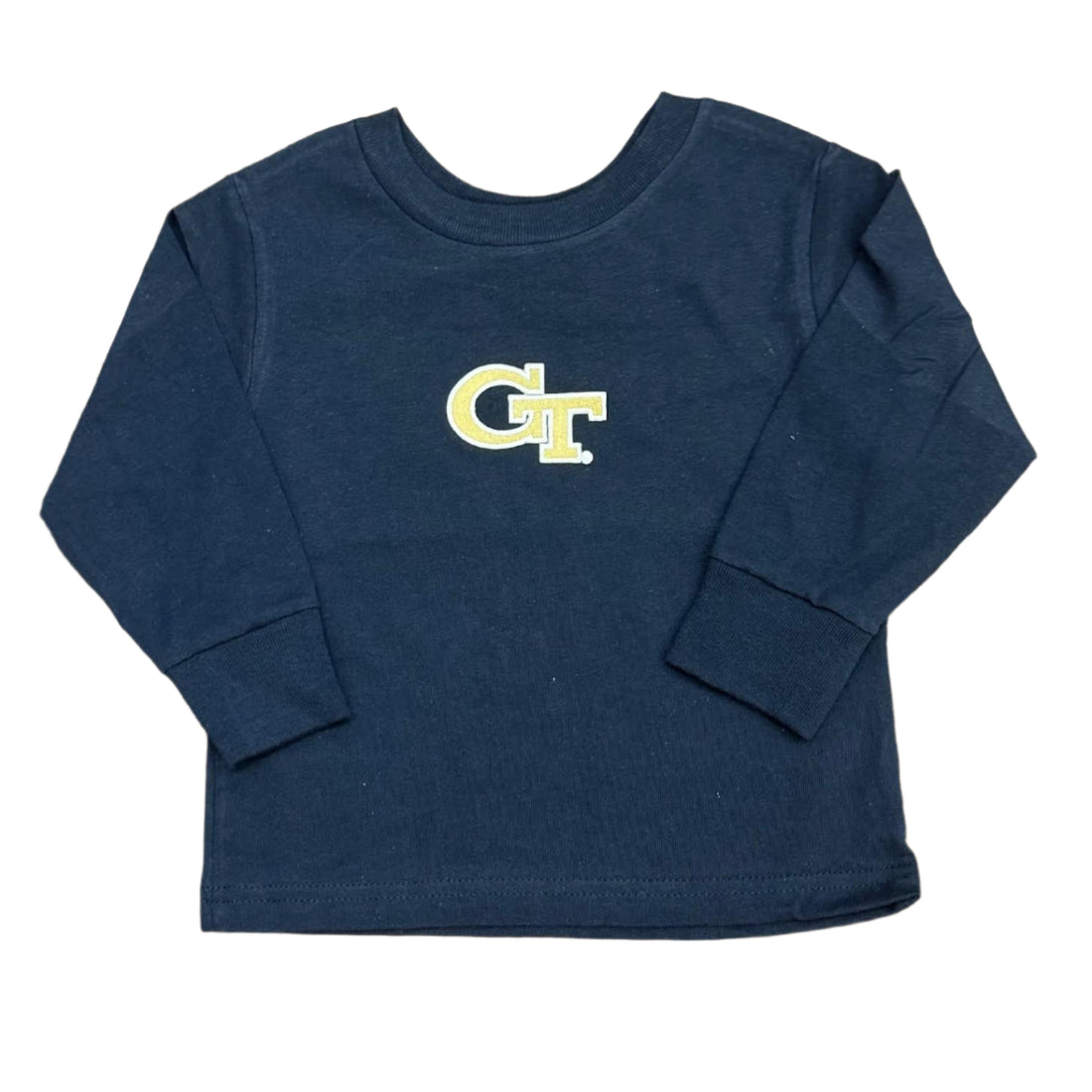 GA Tech Logo Long Sleeve T-Shirt: Navy