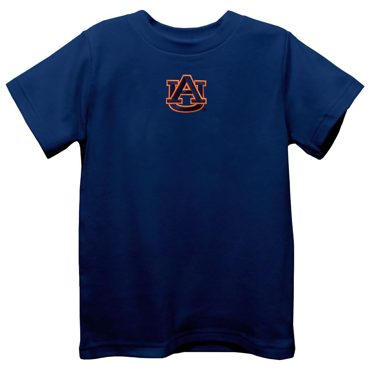 Auburn Tigers Embroidered Navy Short Sleeve Boys Tee Shirt