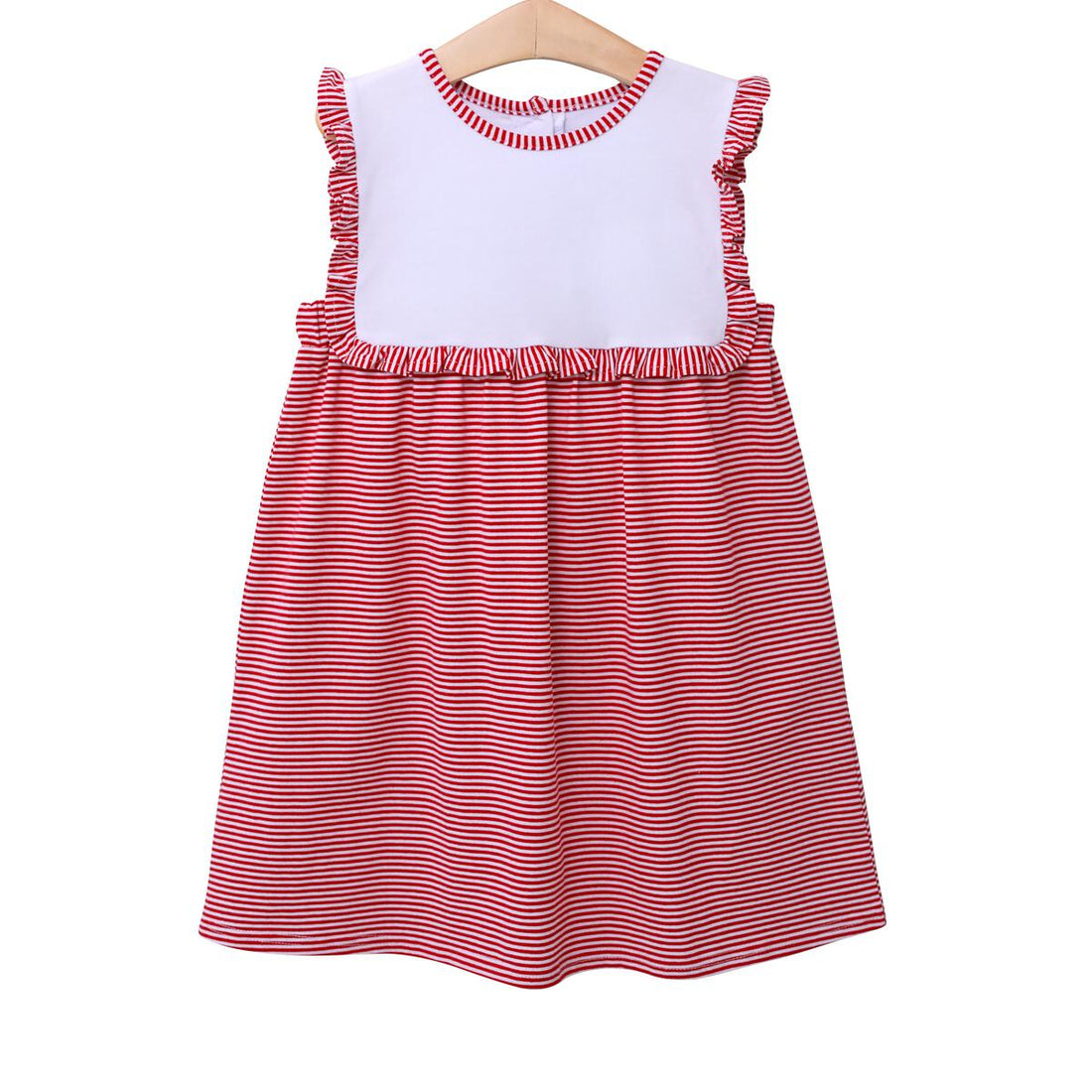 Alice Dress: Red Stripe