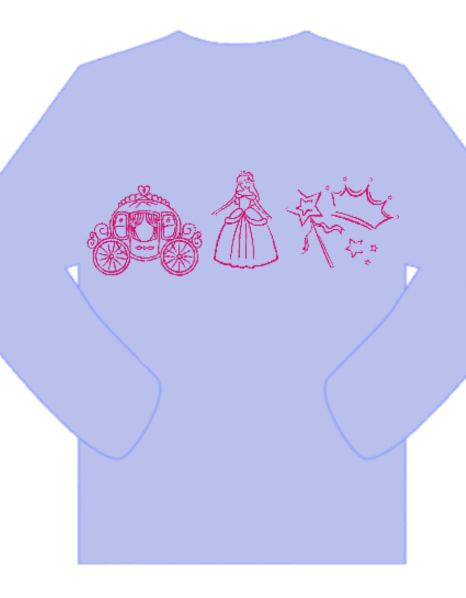 LS Mustard &amp; Ketchup Kids T-Shirt: Light Purple with Magical Trio