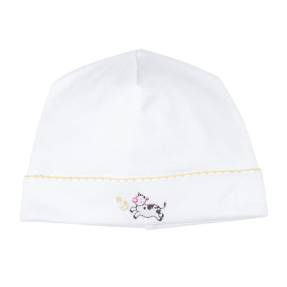 Hey Diddle, Diddle Embroidered Baby Beanie