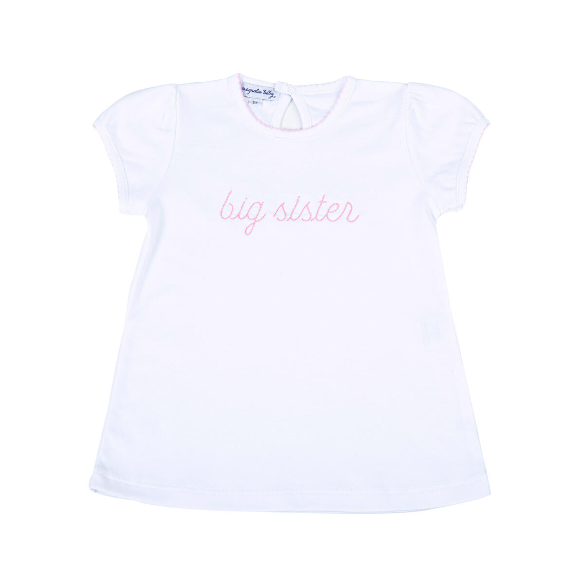 &quot;Big Sister&quot; Embroidered T-Shirt