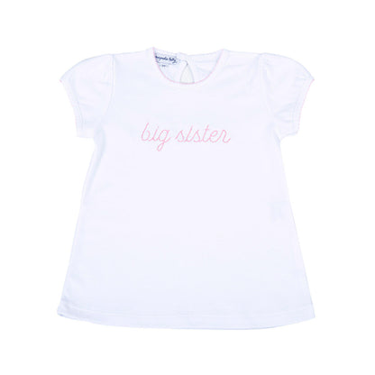 &quot;Big Sister&quot; Embroidered T-Shirt