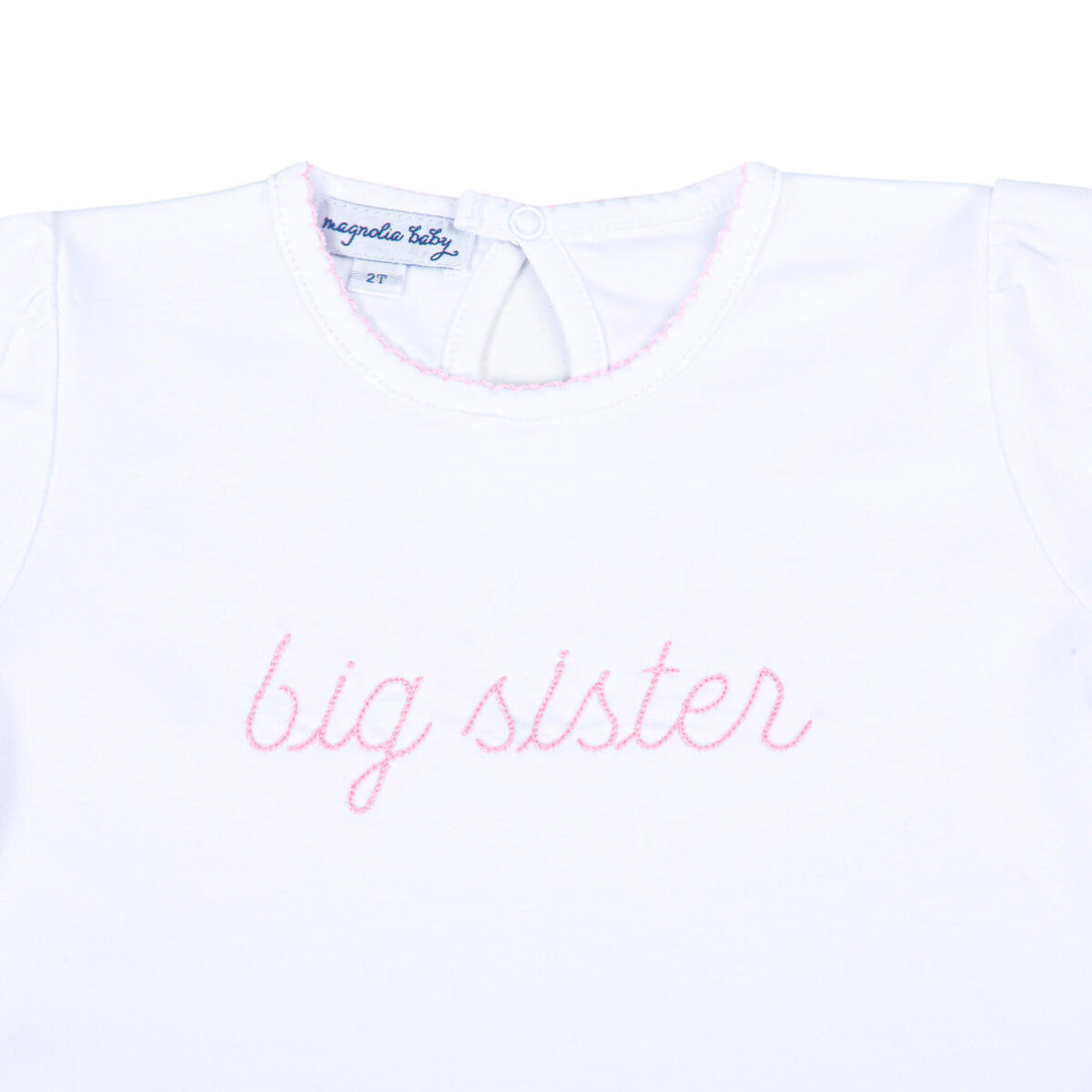 &quot;Big Sister&quot; Embroidered T-Shirt