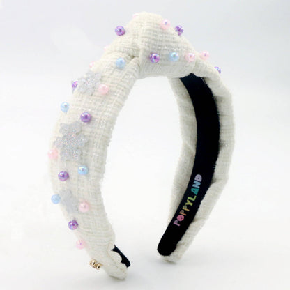 PoppyLand Snowball Sparkle Headband