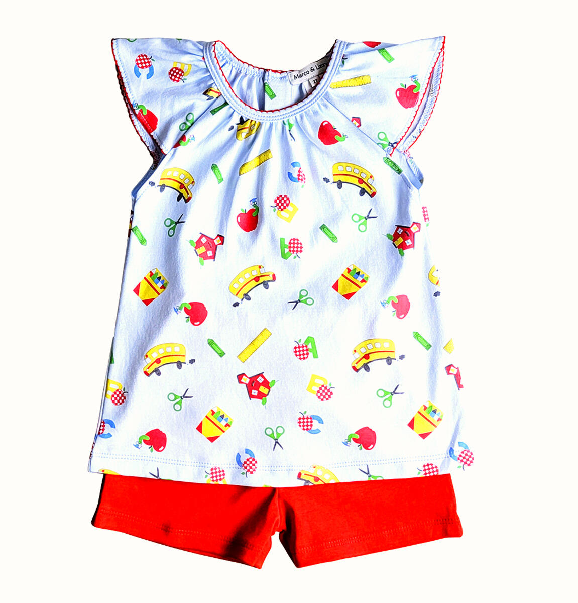 Back to School Shorts Set (Girls)