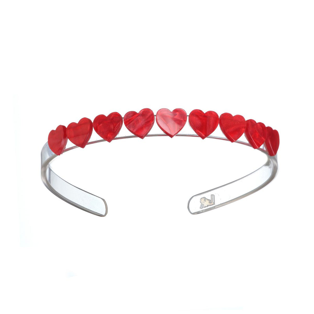 Red Mini Hearts Headband