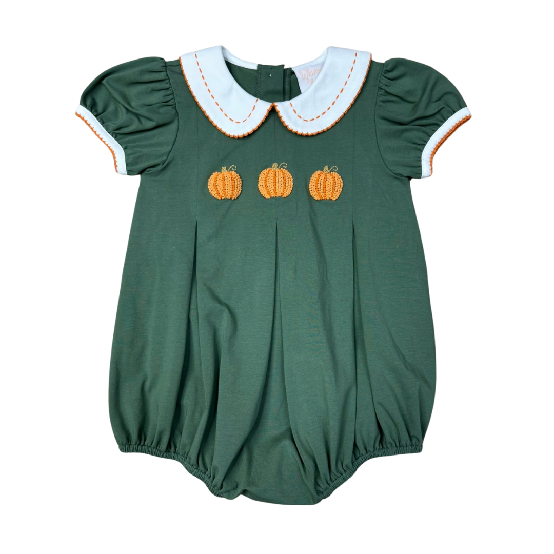 Pumpkin Pleats Collared Penny Bubble