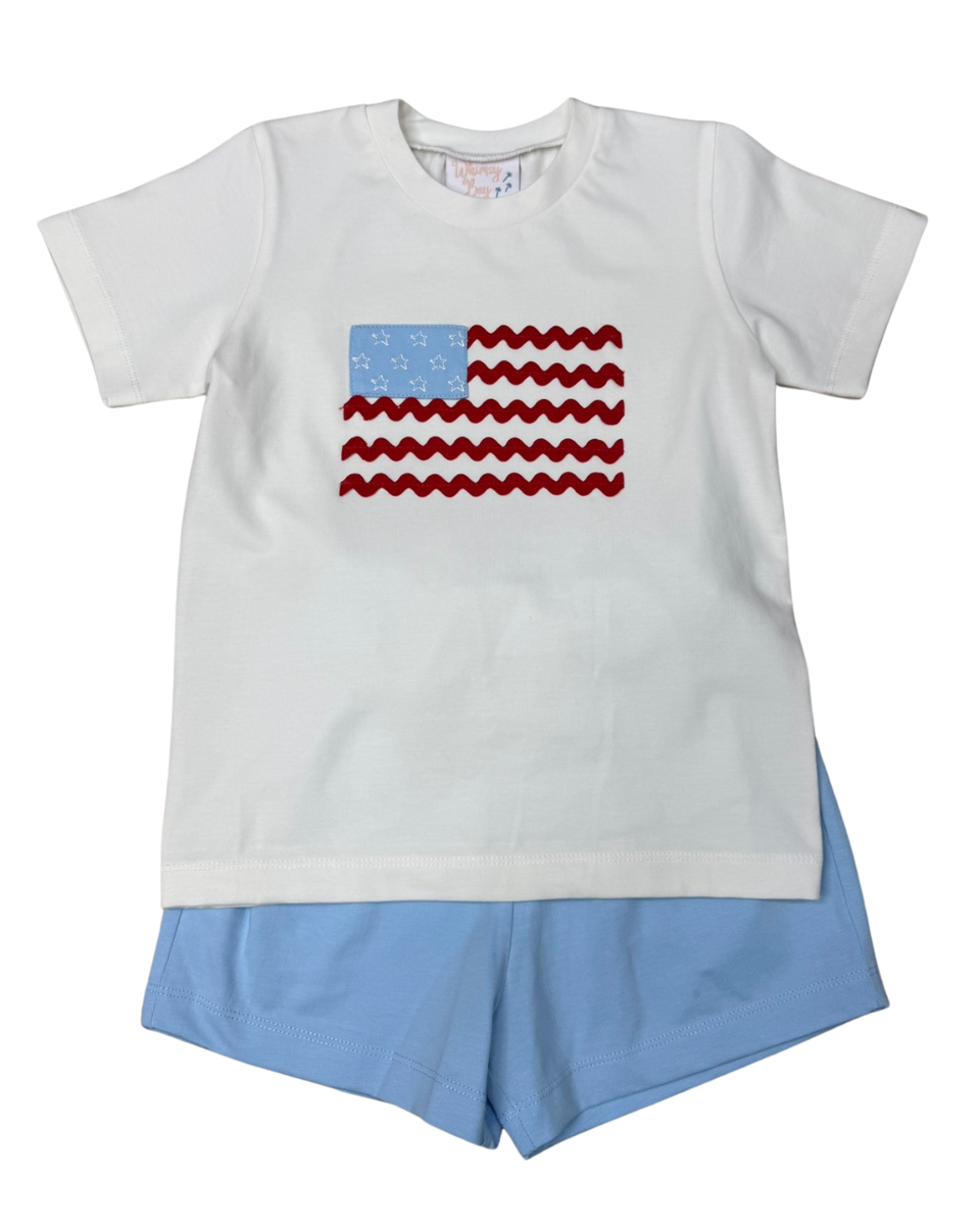 Ric Rac &amp; Stars Short Set
