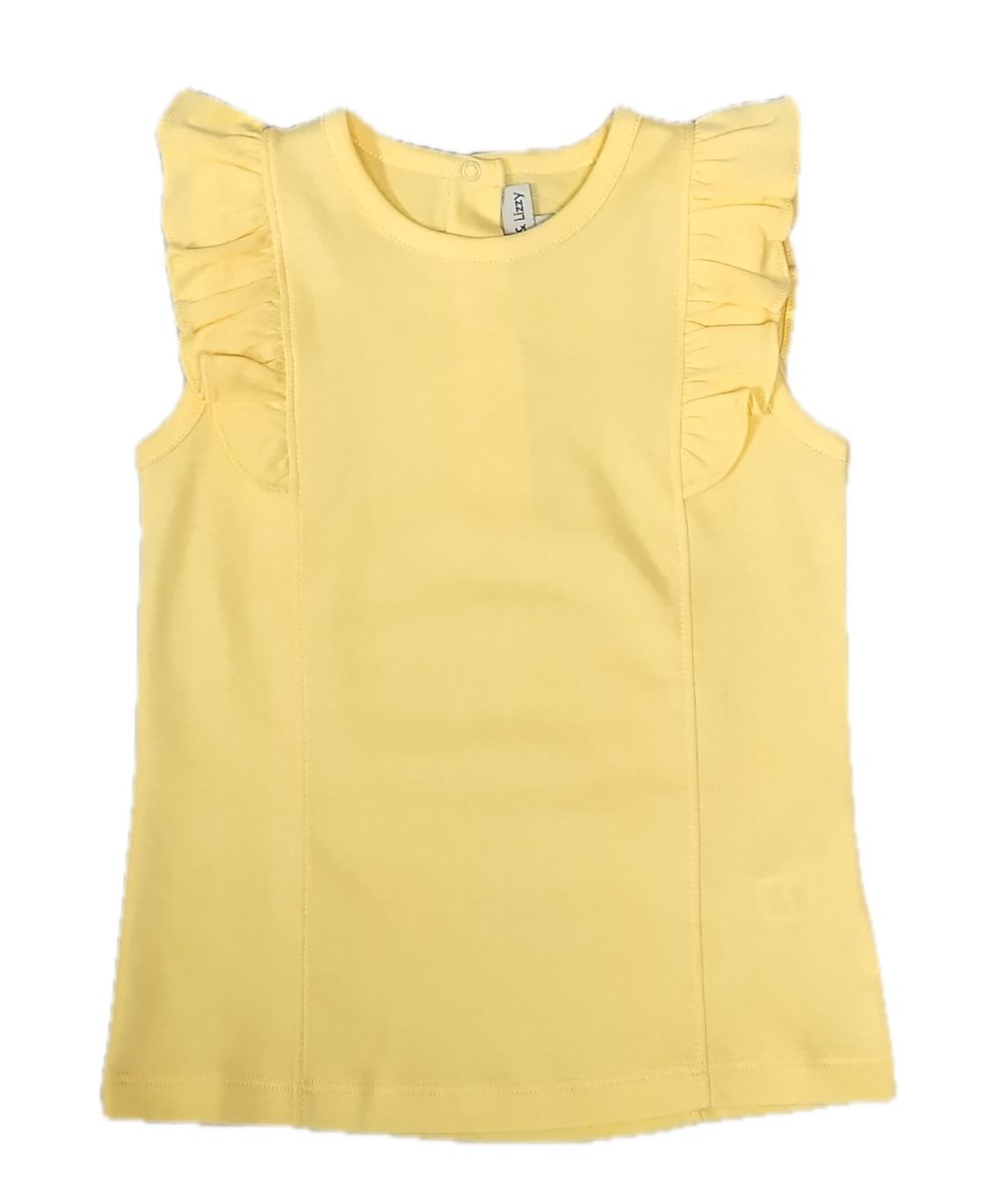 Yellow Ruffle Tank