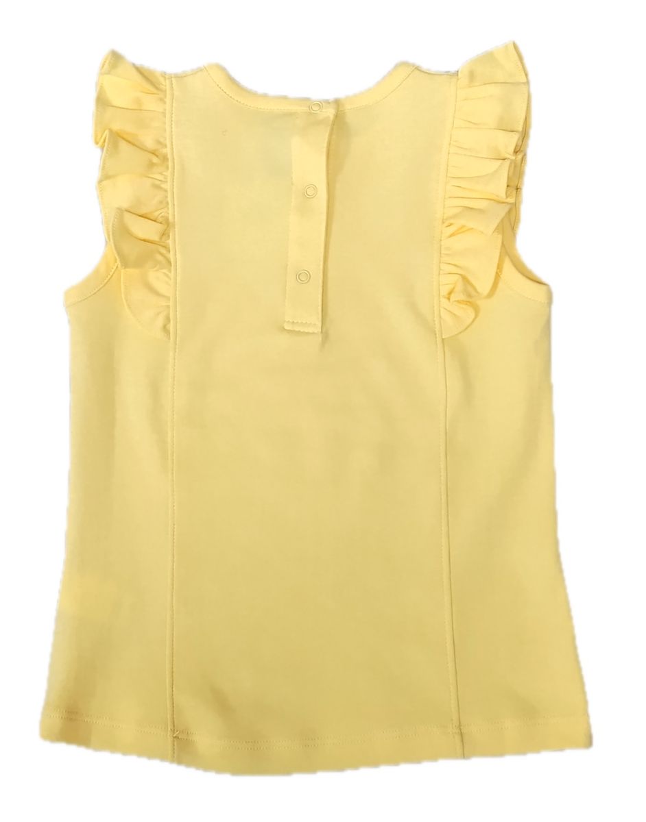 Yellow Ruffle Tank