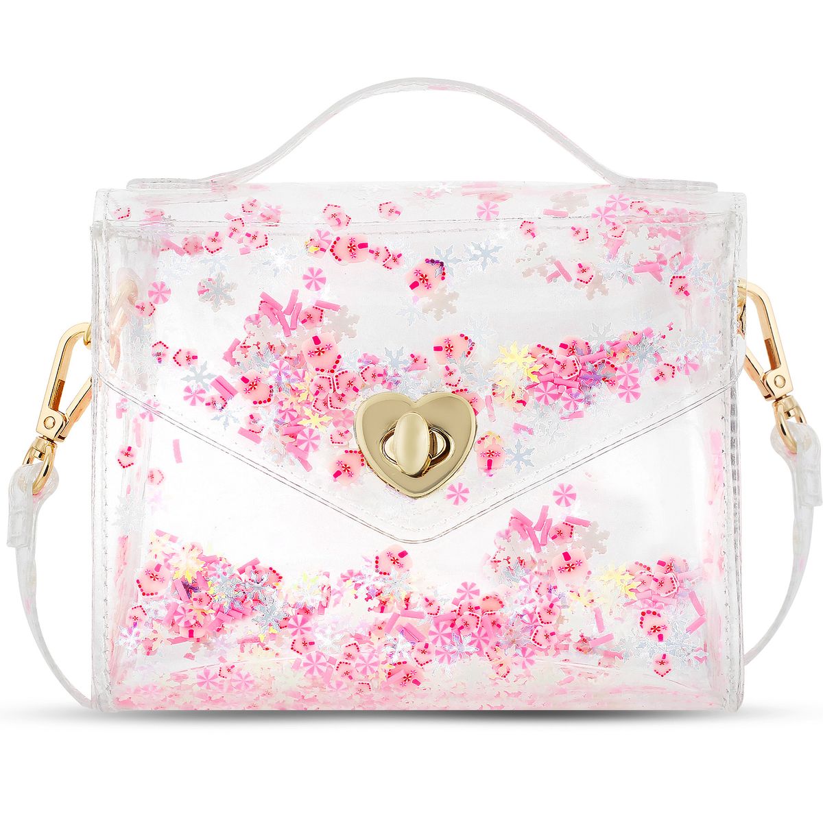 Gussie Handbag: Pink Peppermint