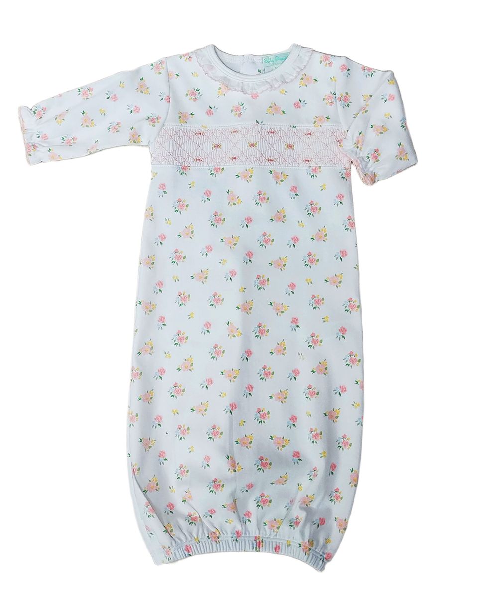 English Roses Smocked Daygown