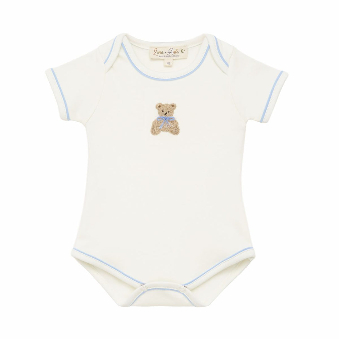 Bear Hugs Lap Bodysuit: Sky