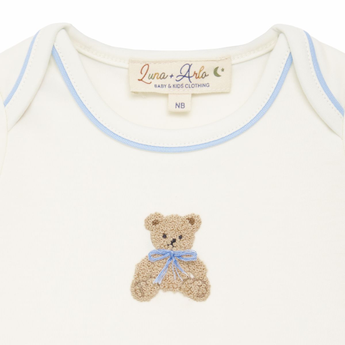 Bear Hugs Lap Bodysuit: Sky