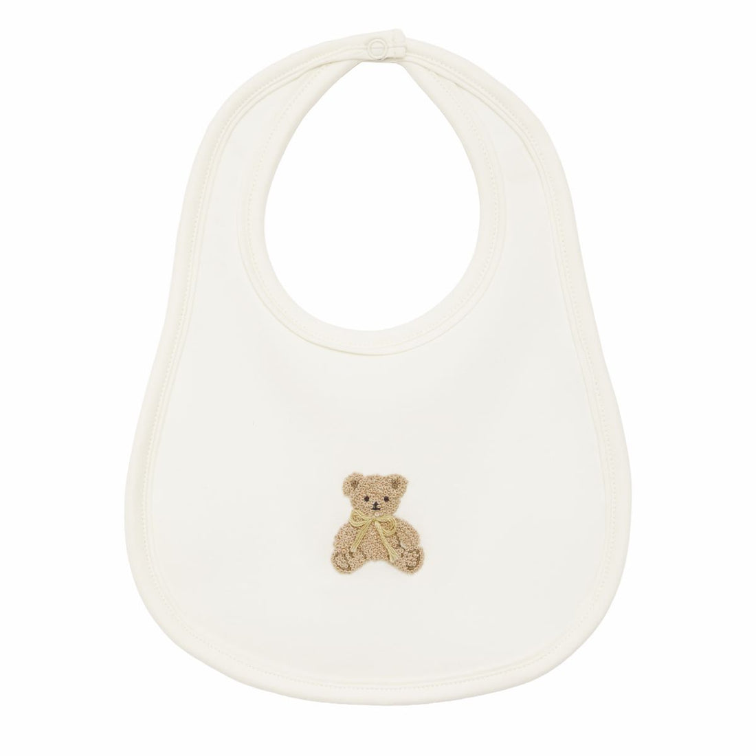Bear Hugs Bib: Ivory