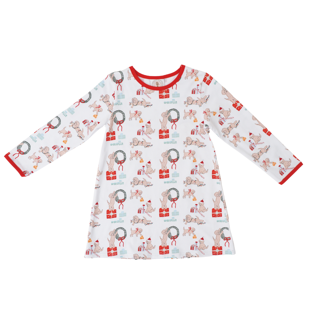 Santa Paws Susie Swing Longsleeve Dress