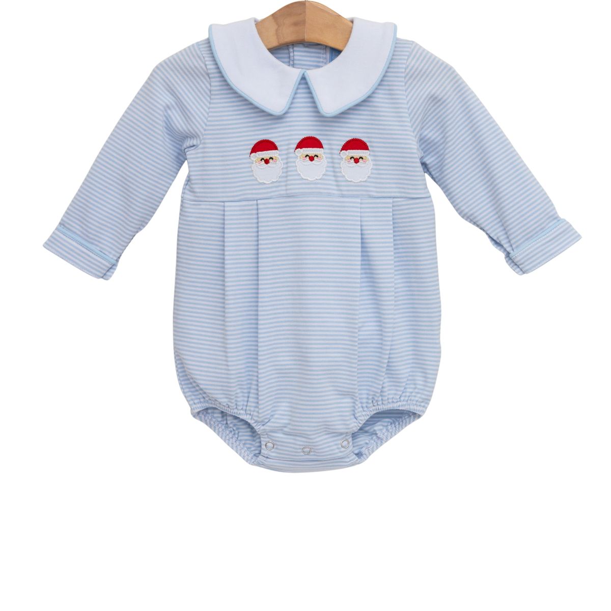 Santa Trio Bubble: Blue