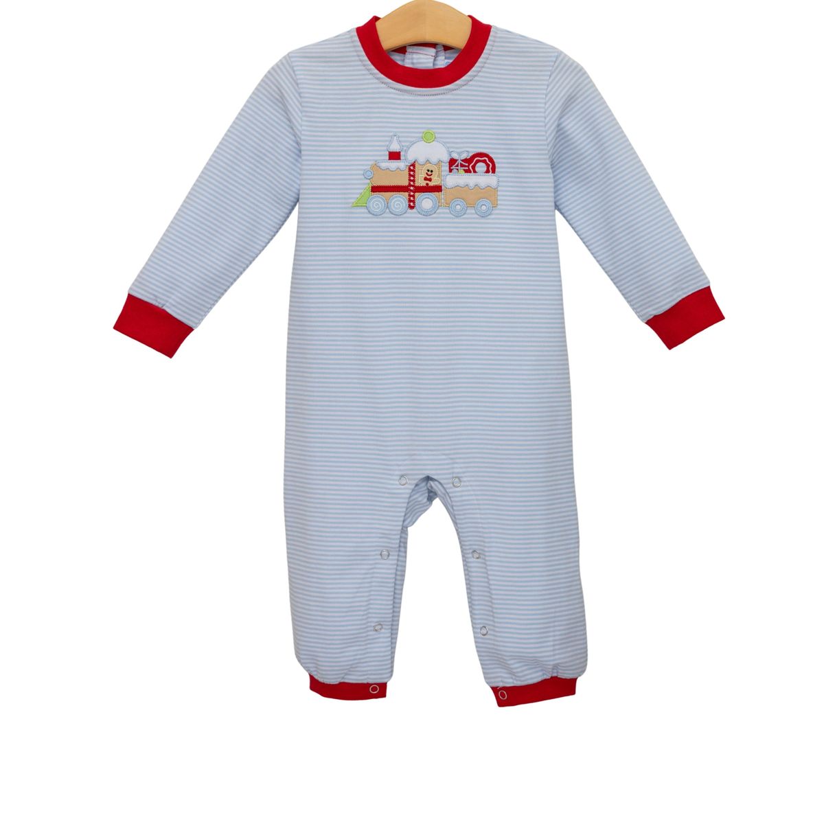 Gingerbread Train Romper