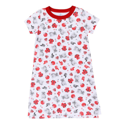 Gameday Dawgs Red S/S Nightdress